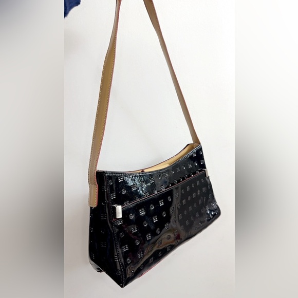 Arcadia Patent Leather Shoulder Bag 10” x 6” Made in Italy!! Gorgeous. - Picture 5 of 10